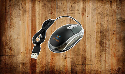 Shivsoft 3D Optical wired USB Mouse in Black Model-4884 Wired Ambidextrous Optical  Gaming Mouse(USB 2.0, Black)