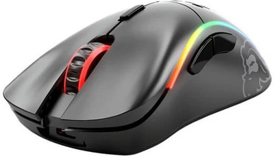 Glorious PC Gaming Race Glorious Model D Wireless Wireless Laser  Gaming Mouse(2.4GHz Wireless, Black)