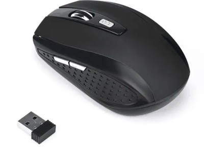 Dezful cute wireless mouse Wireless Optical Mouse(2.4GHz Wireless, Black)