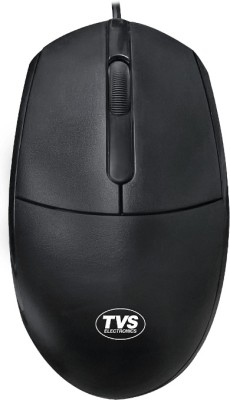 TVSESatinoras TVS CHAMP M120 OPTICALE MOUSE Wired Optical Mouse(USB 3.0, Black)