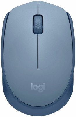 Logitech M171 Wireless Ambidextrous Optical Mouse(2.4GHz Wireless, Blue Grey)