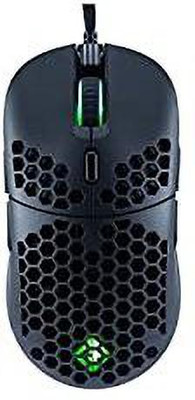 Mega Wired Gaming Mouse Lightweight Replaceable Top Cover and Side Buttons (Black) Wired Optical  Gaming Mouse(2.4GHz Wireless, Black)