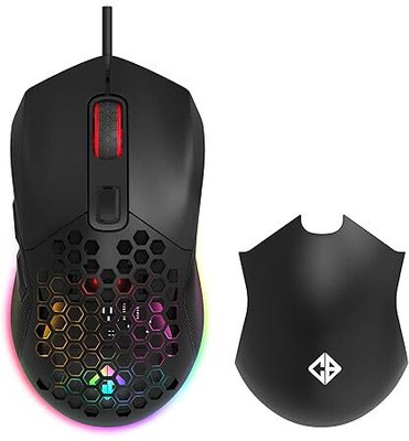 COSMIC mouse Wired Ambidextrous Optical  Gaming Mouse(USB 2.0, Black)