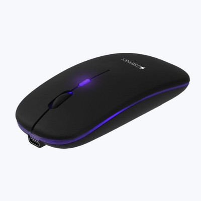 ZEBRONICS Zeb BlancDual Mode (2.4GHz + BT) Wireless Left Handed Optical  Gaming Mouse  with Bluetooth(2.4GHz Wireless, USB 3.0, Bluetooth, Black)