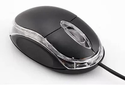 CHANAKYA TECHNOLOGIES Wired Mouse, Led Tracking, Scrolling Wheel Wired Ambidextrous Optical Mouse(USB 2.0, Black8)