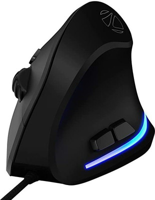 FASHION CREATIONN 6 Button Vertical USB Gaming Mouse With 3200 DPI Max Wired Hybrid  Gaming Mouse(2.4GHz Wireless, Black)