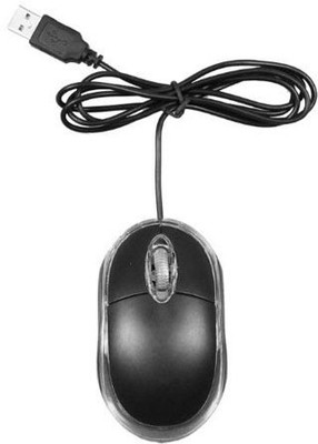 BOPUD Mini 2.0 USB Wired Optical computer and laptop Mouse Wired Optical Mouse (Black) Wired Optical  Gaming Mouse(USB 2.0, BLACK)