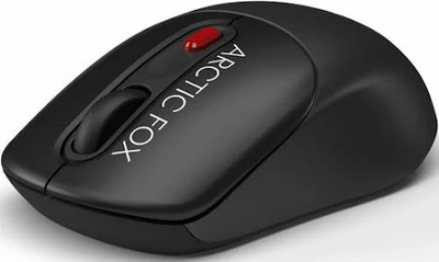 Arctic Wireless Pro Max Wireless Ambidextrous Optical Mouse(2.4GHz Wireless, Black)