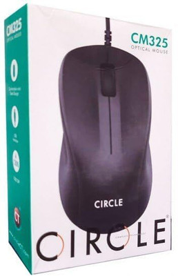 TheMasterPiece CIRCLE CM325 Wired Ambidextrous Optical Mouse(USB 2.0, Black)