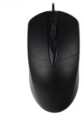 Elderbuy Premium USB Mouse Wired Ambidextrous Optical Mouse(USB 2.0, Black)
