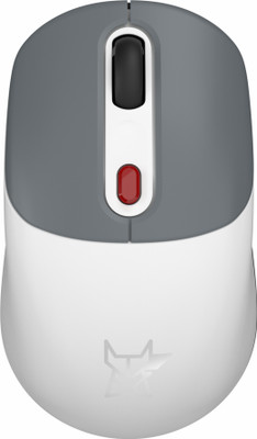 Arctic Fox Pro Max Wireless Ambidextrous Optical Mouse(2.4GHz Wireless, Star White)