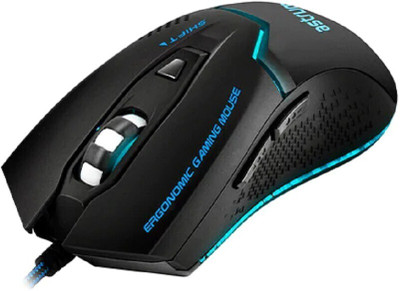 ASTRUM 6B Wired Gaming USB Mouse - MG210 Wired Ambidextrous Optical Mouse(USB 2.0, Black)