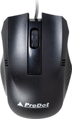 PRODOT DIC-MU-253s-MAP-02 Wired Ambidextrous Optical Mouse(USB 2.0, Black)