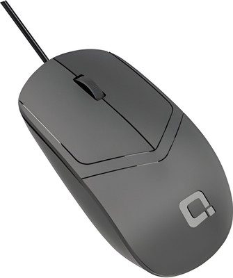 Quantron QMU-535 Wired Ambidextrous Optical  Gaming Mouse(USB 2.0, Black)
