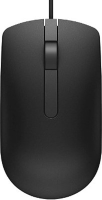 DELL MS116 WIRED MOUSE Wired Ambidextrous Optical Mouse(USB 2.0, Black)