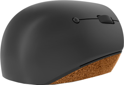 Lenovo Go Vertical Wireless Right Handed Optical Mouse(2.4GHz Wireless, Storm Grey, Brown)