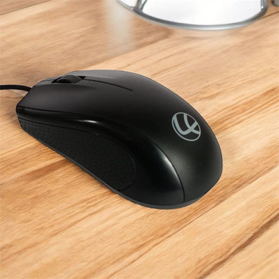 BM lapcare BM Wired USB Optical Mouse for Laptop/Desktop with 1200 DPI - Black Wired Right Handed Optical Mouse(2.4GHz Wireless, Black)