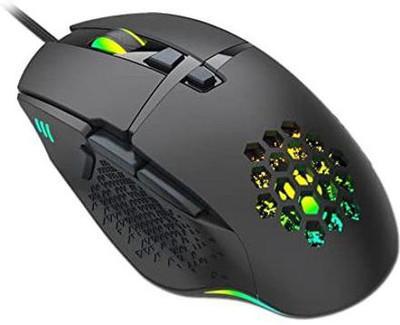 Singla Vertical USB Gaming Mouse with 2600 DPI Wired Hybrid  Gaming Mouse(2.4GHz Wireless, Black)