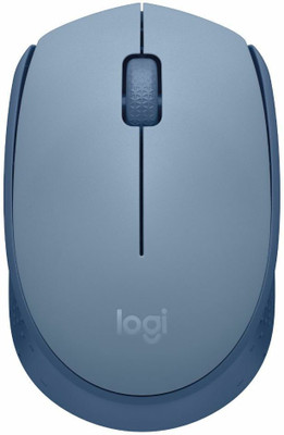 Logitech M171 Wireless Ambidextrous Optical Mouse(2.4GHz Wireless, Blue Grey)