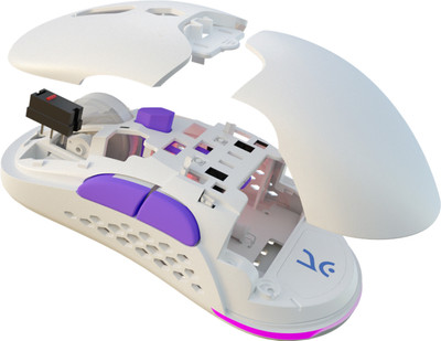 Kreo Chimera Wireless Optical  Gaming Mouse  with Bluetooth(2.4GHz Wireless, Bluetooth, USB 2.0, White)