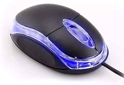 SachinKumarTelecom 3D 3-Button 2000DPI Wired Optical USB Mouse for LAPTOPS and DESKTOPS Wired Optical  Gaming Mouse(USB 3.0, Black)
