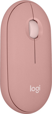 Logitech Pebble 2 M350s Wireless Ambidextrous Optical Mouse  with Bluetooth(Rose)