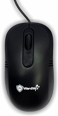 WardWiz Mouse Wired Ambidextrous Touch Mouse(USB 2.0, Black)