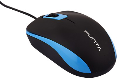 Punta Signature High Precision Optical Touch Mouse For Computers, Laptop Wired Touch  Gaming Mouse(USB 2.0, Blue)