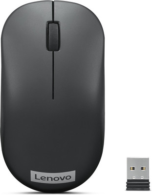 Lenovo 130 Wireless Wireless Ambidextrous Optical Mouse  with Bluetooth(2.4GHz Wireless, Black)