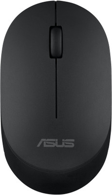 ASUS Bluetooth Silent Mouse MW105, 1600 DPI, Upto 3 Device Support Wireless Ambidextrous Optical Mouse  with Bluetooth(Black)