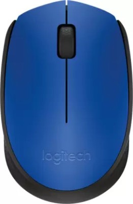 msom M171 Wireless Optical Mouse(2.4GHz Wireless, Black, Blue)