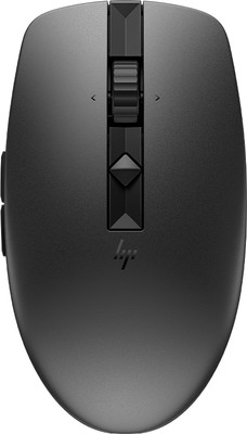 HP 710 Rechargeable Silent Wireless Ambidextrous Mechanical Mouse  with Bluetooth(2.4GHz Wireless, Bluetooth, Black)