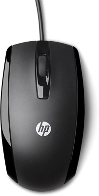 msmobile HP x500 Optical Wired USB Mouse Wired Optical Mouse(USB 2.0, Black)