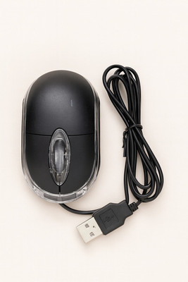 iVoomi stylish USB Wired mouse with lighting for computer MP_S01 Wired Ambidextrous Optical  Gaming Mouse(USB 3.0, Black)