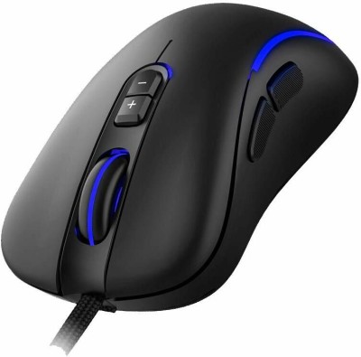 Ant Esports GM270W 3200 DPI Adjustable I Programmable Buttons with Multicolour LED Lights Gaming Wired Optical  Gaming Mouse(USB 3.0, Black)