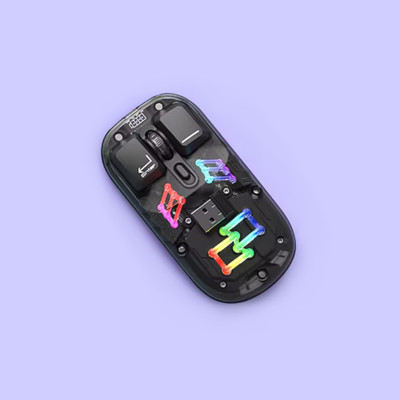 Tobo Wireless Mouse BT5.0 Silent Rechargeable Mouse with USB Receiver TD-1276KM Wireless Ambidextrous Optical  Gaming Mouse  with Bluetooth(2.4GHz Wireless, Bluetooth, Black)