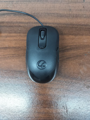 LAPCARE L-60 PLUS Wired Right Handed Optical Mouse(USB 3.0, Black)