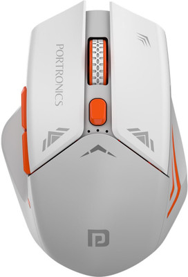 Portronics Vader Pro Wireless Gaming Mouse with 6 Buttons, Thumb Comfort, Adjustable DPI Wireless Ambidextrous Optical Mouse(2.4GHz Wireless, Stone Grey)