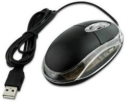 NKPR Stylish USB Wired Gaming Mouse With Lighting for Laptop, PC_NK45 Wired Ambidextrous Optical  Gaming Mouse(USB 3.0, Black)