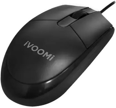 iVoomi PRIDE USB Wired Ambidextrous Optical Mouse(USB 2.0, Black)