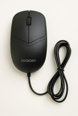 HEAVEN FLUX STORE BOLD WIRED MOUSE Wired Ergonomic Optical  Gaming Mouse(USB 3.0, Black)
