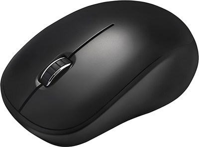 ELECTRO WOLF Cute Wireless Mouse 2.4GHz 1xAA Duracell Intelligent Power Saving with dongle Wireless Ambidextrous Optical  Gaming Mouse(2.4GHz Wireless, Black)