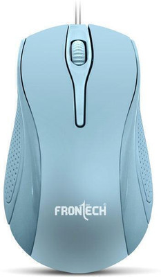 FRONTECHXYZ MS-0069 Wired Ambidextrous Optical Mouse(USB 3.0, USB 2.0, SKY BLUE, Pink, Black)
