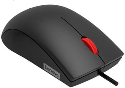 Lenovo 120 Wired Mouse Wired Ambidextrous Optical  Gaming Mouse(USB 3.0, Black)