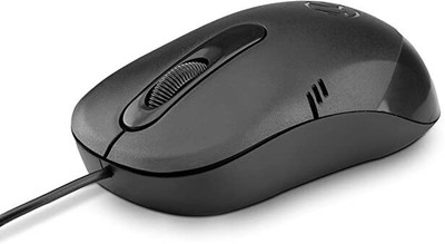 LAPCARE L-60 Plus (IND) Wired Ambidextrous Optical Mouse(USB 2.0, Black)