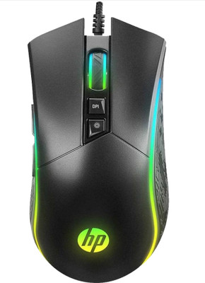 ANANYATECH HP M220 Wired Right Handed Optical  Gaming Mouse(USB 2.0, Black)