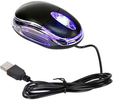 Mobtude USB Wired Mouse For PC & Laptop Wired Ambidextrous Optical  Gaming Mouse(USB 2.0, Black)