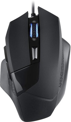 SMARTTEK G200 Backlit USB Wired Mouse with Ergonomic Design Wired Hybrid  Gaming Mouse(USB 3.0, Black)