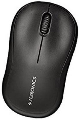ZEBRONICS 1200 DPI Wired Ambidextrous Optical Mouse(USB 2.0, Black)
