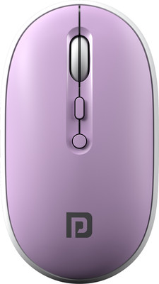 Portronics Toad II Bluetooth Wireless Mouse, Rechargeable, Desktop Show/Hide, Adjust DPI, Wireless Ambidextrous Optical Mouse  with Bluetooth(2.4GHz Wireless, Bluetooth, Purple)